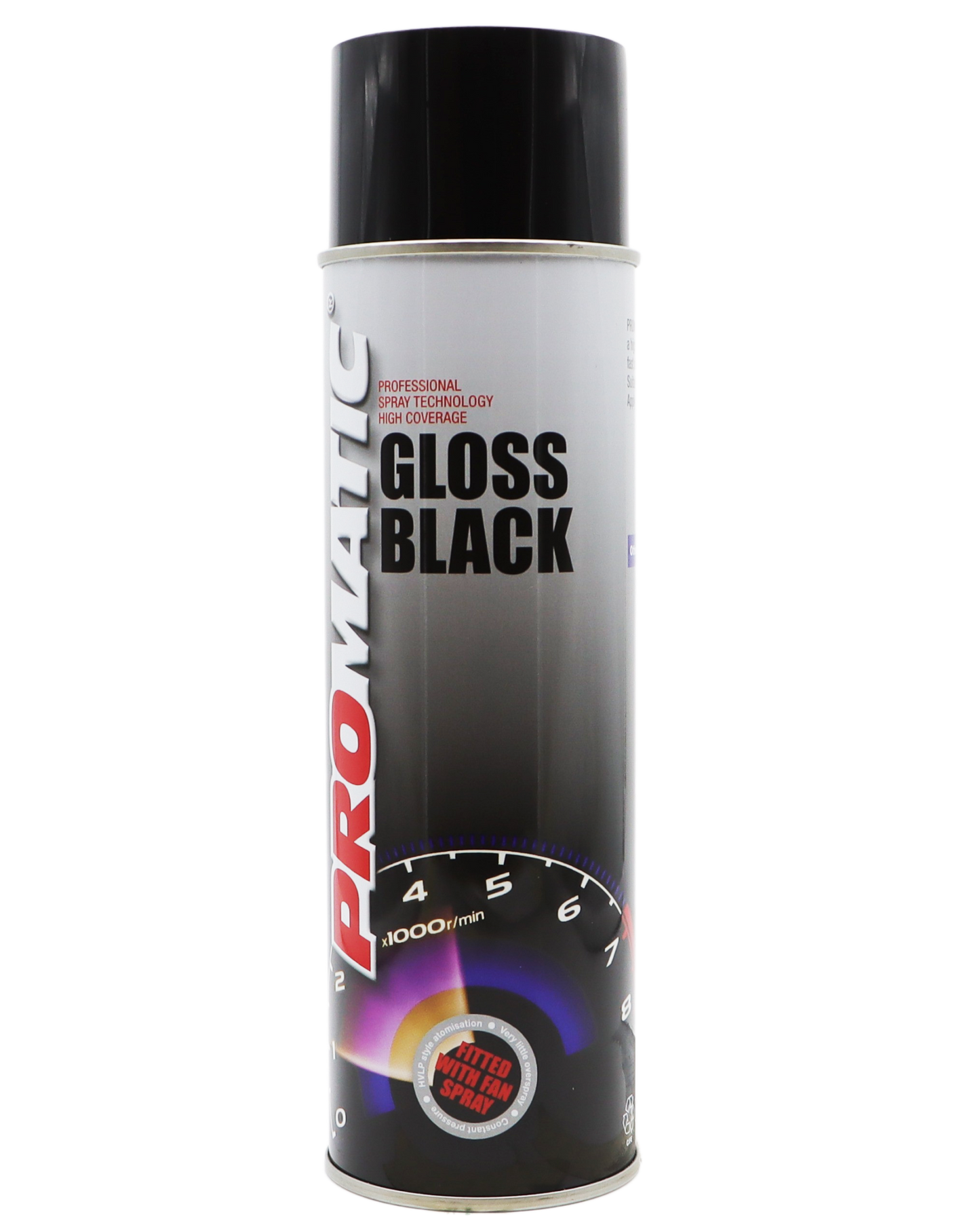 PROMATIC - GLOSS BLACK AEROSOL (500ML)