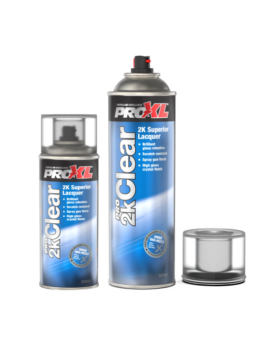 ProXL Pro2KCLEAR – 2k Hi-Gloss Clear Coat Aerosol (200ML)