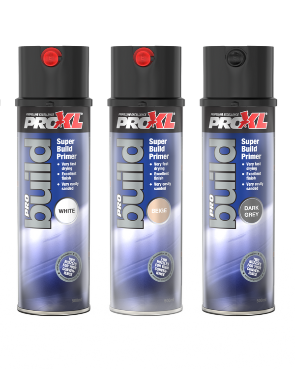 ProXL ProBUILD – High Build Primer Filler Aerosol (500ml) – Breakwells ...