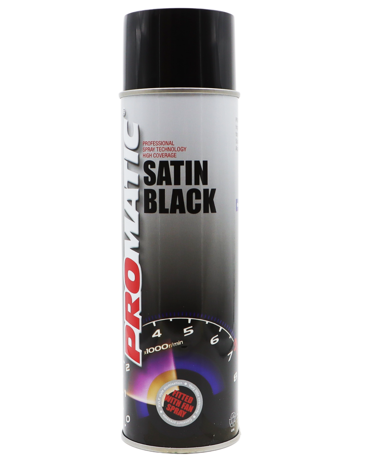 PROMATIC - SATIN BLACK AEROSOL (500ML)