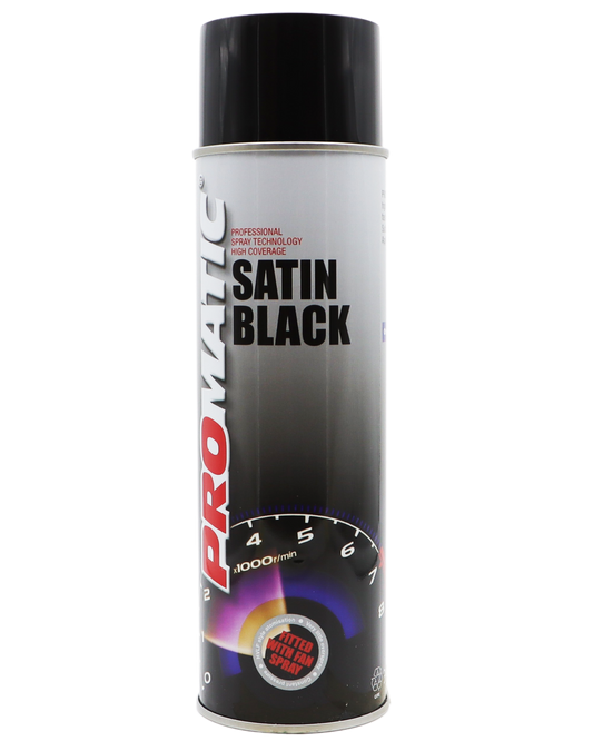 PROMATIC - SATIN BLACK AEROSOL (500ML)